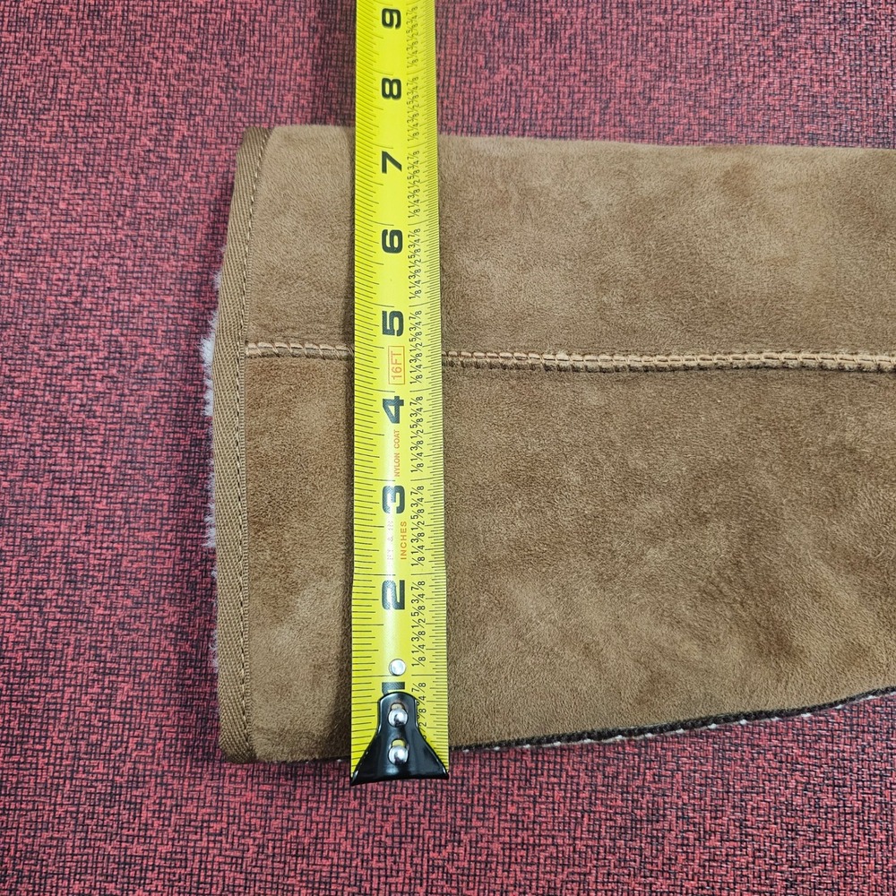 UGG Australia Classic Tall II Tasman Braid Suede Shearling Boots 10 Chestnut - Picture 10 of 10